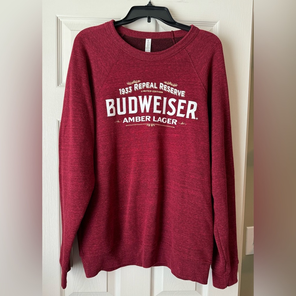 Budweiser Sweatshirt - size Large